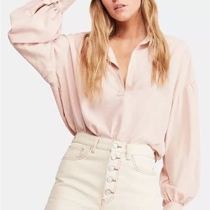 Free People oversized blouse